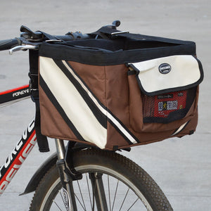 Enhance Your Adventures with the Pet Bicycle Front Basket Carrier Bag