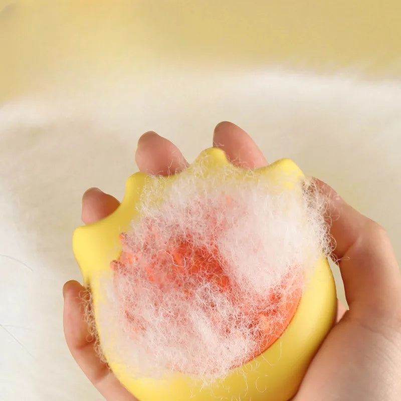 Elevate Your Pet's Bath Time with Our Pet Shampoo Box Bath Massage Brush